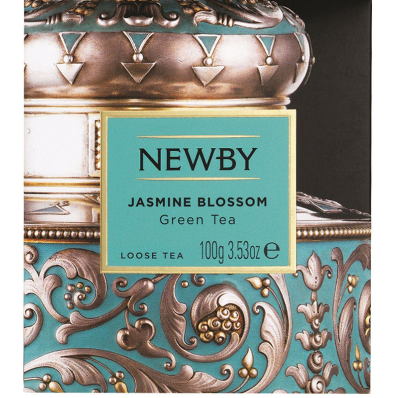 Чай Newby  Jasmine Blossom зеленый с цветком жасмина 100 г