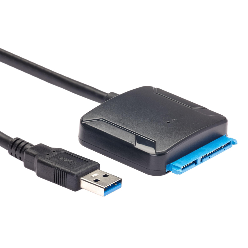 Кабель адаптер USB3.0 ---SATA III 2.5/3,5+SSD, VCOM <CU816