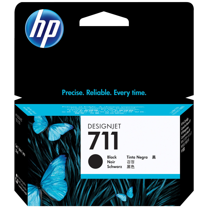 Картридж струйный HP 711 CZ129A чер. для DgnJ T120/520