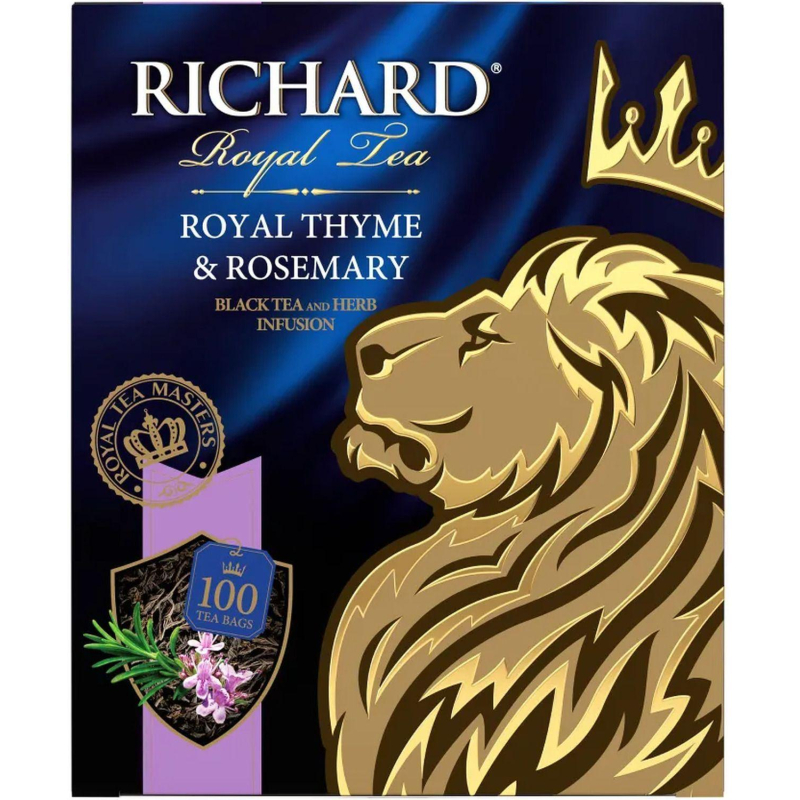 Чай Richard Royal Thyme & Rosemary черный 100 пакетиков