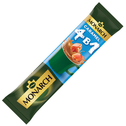 Кофе растворимый MONARCH Original "4 в 1 CARAMEL", 13,5 г, пакетик