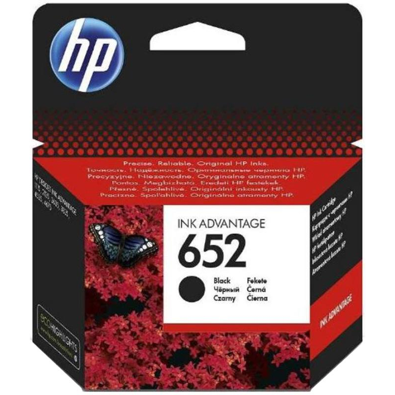 Картридж струйный HP 652 F6V25AE черный оригинальный