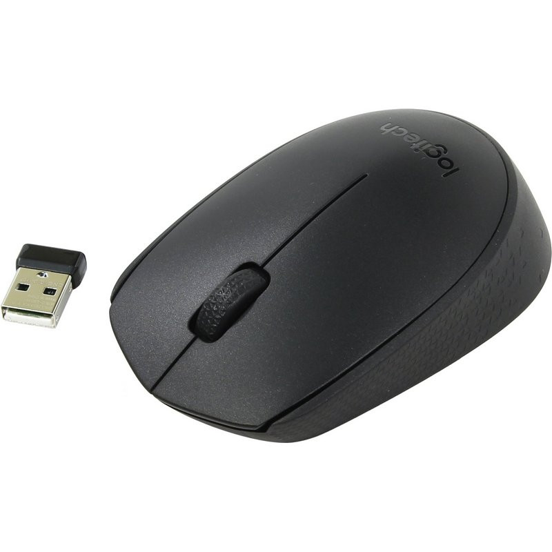 Мышь компьютерная Logitech B170 черная