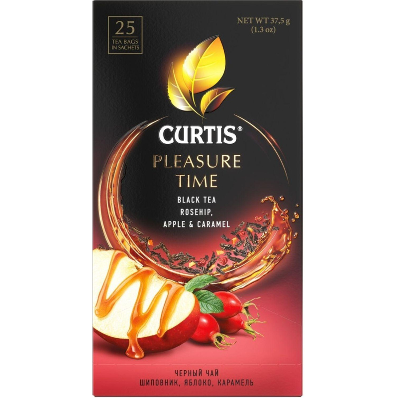 Чай Curtis Pleasure Time черный, 25сашет