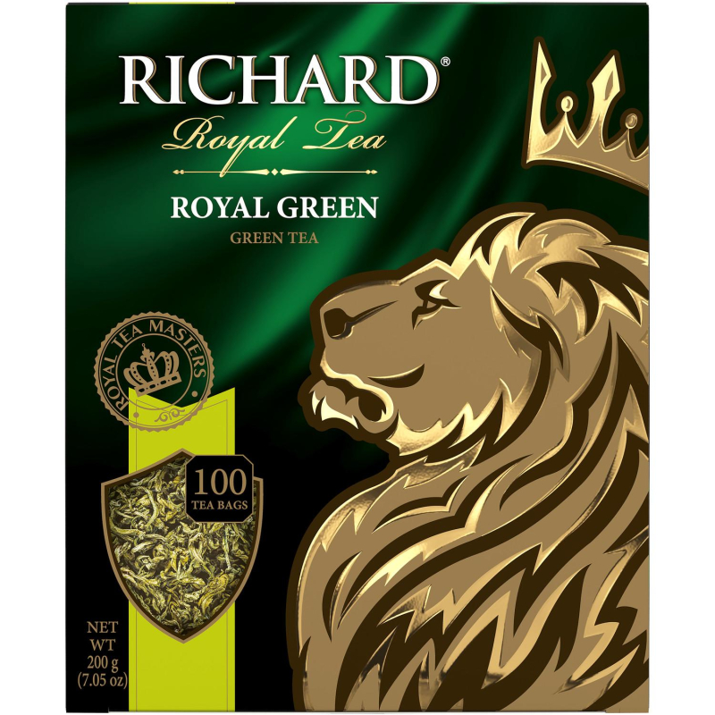 Чай Richard Royal Green зеленый 100 пакетиков