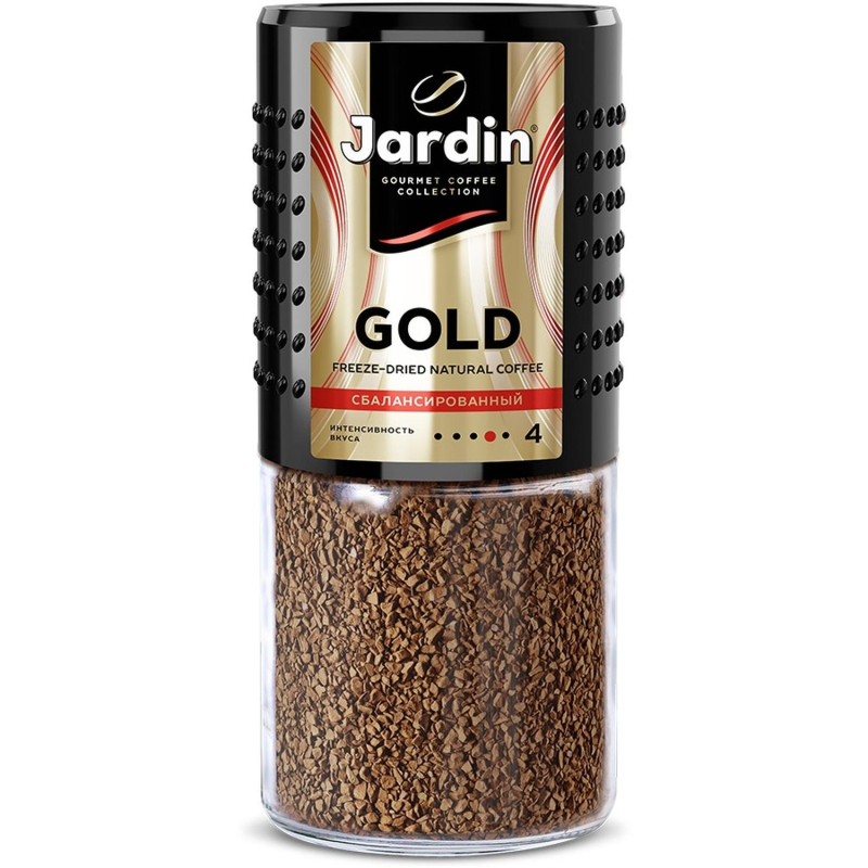 Кофе растворимый Jardin Gold 190 г (стеклянная банка)