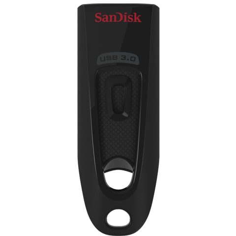 Флеш-диск 128 GB, SANDISK Cruzer Ultra, USB 3.0, черный, SDCZ48-128G-U46