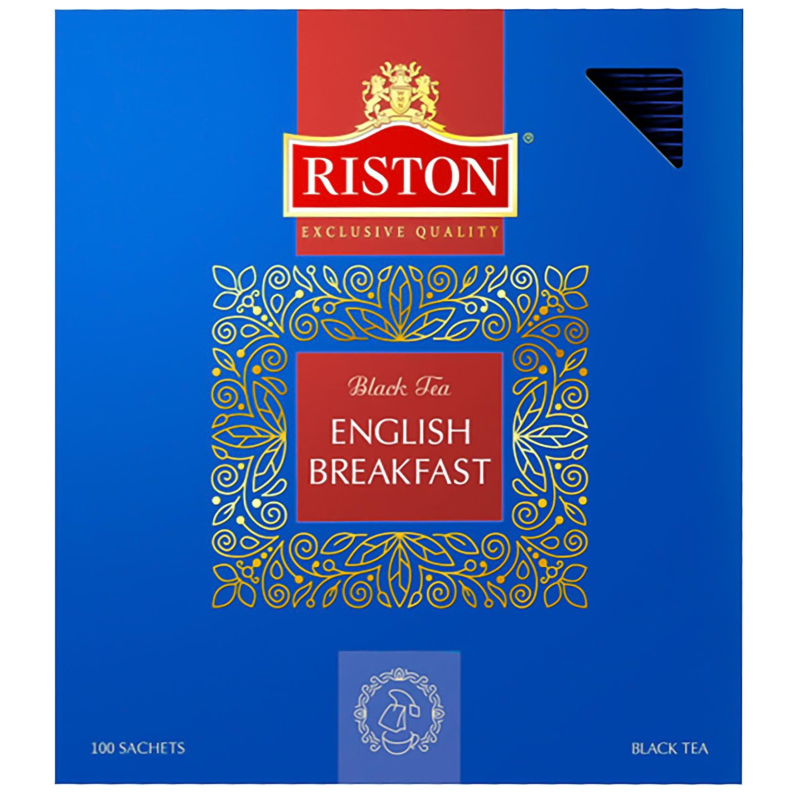 Чай Riston English Breakfast черный, 2гх100пак