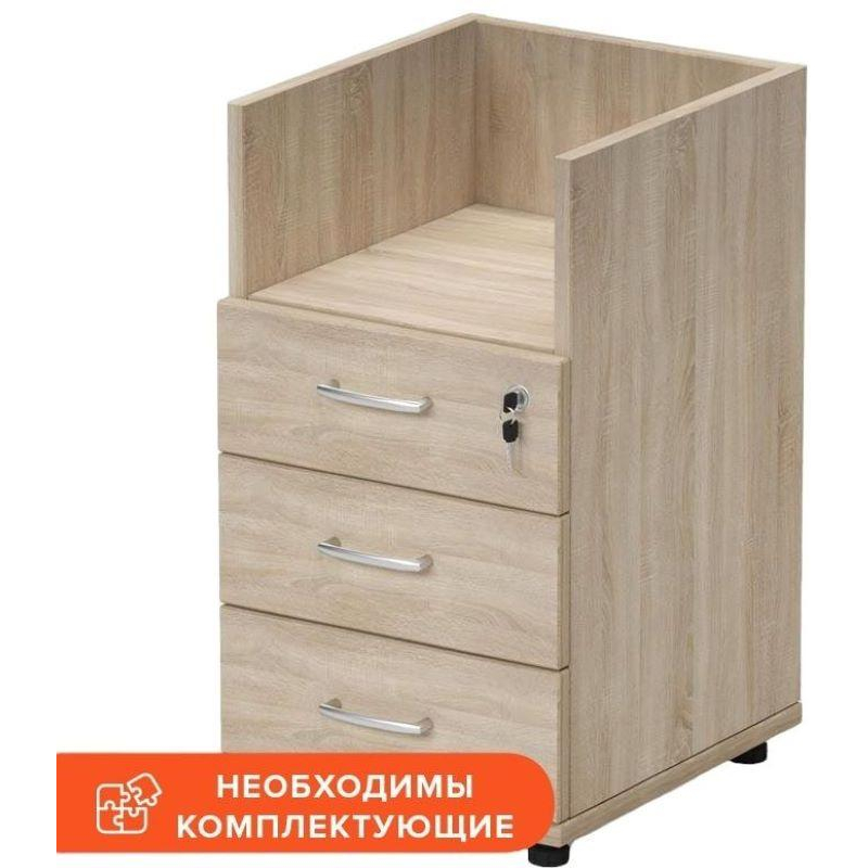 Тумба приставная Мебель Easy One 913922 дуб сонома (091)