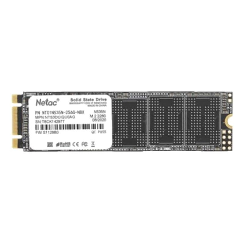 SSD накопитель Netac N535N M.2 2280 SATA 3D NAND 256GB(NT01N535N-256G-N8X)