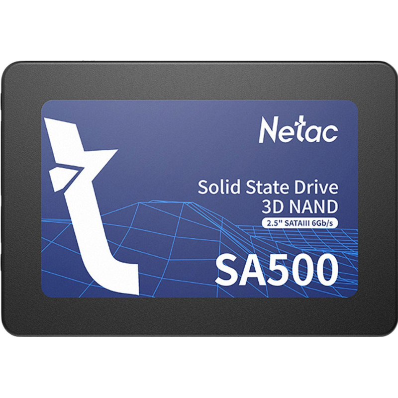 SSD накопитель Netac SSD SA500 480GB 2.5 SATA 3D NAND(NT01SA500-480-S3X)