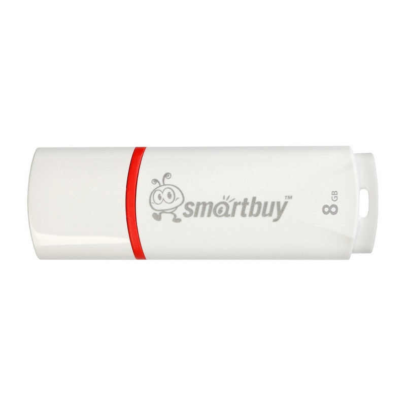 Флеш-память Smartbuy 8GB Crown White