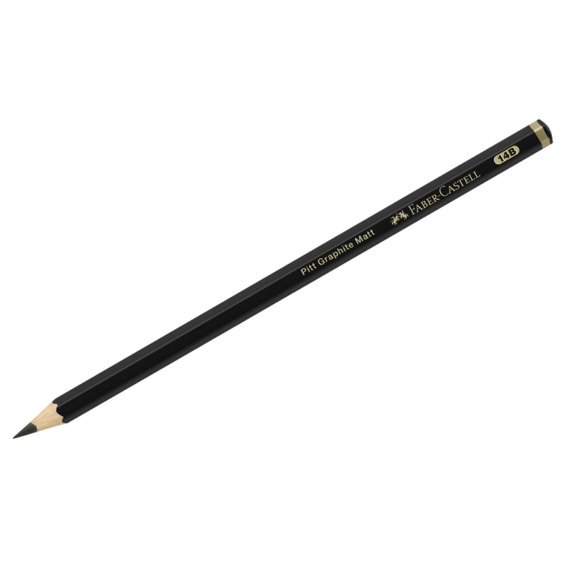 Карандаш ч/г матовый Faber-Castell "Pitt Graphite Matt" 14В, заточен