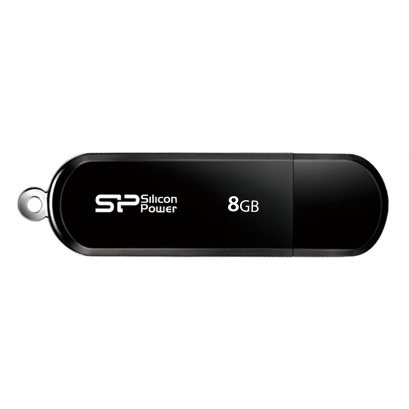 Флеш-память Silicon Power Luxmini 322 8GB black