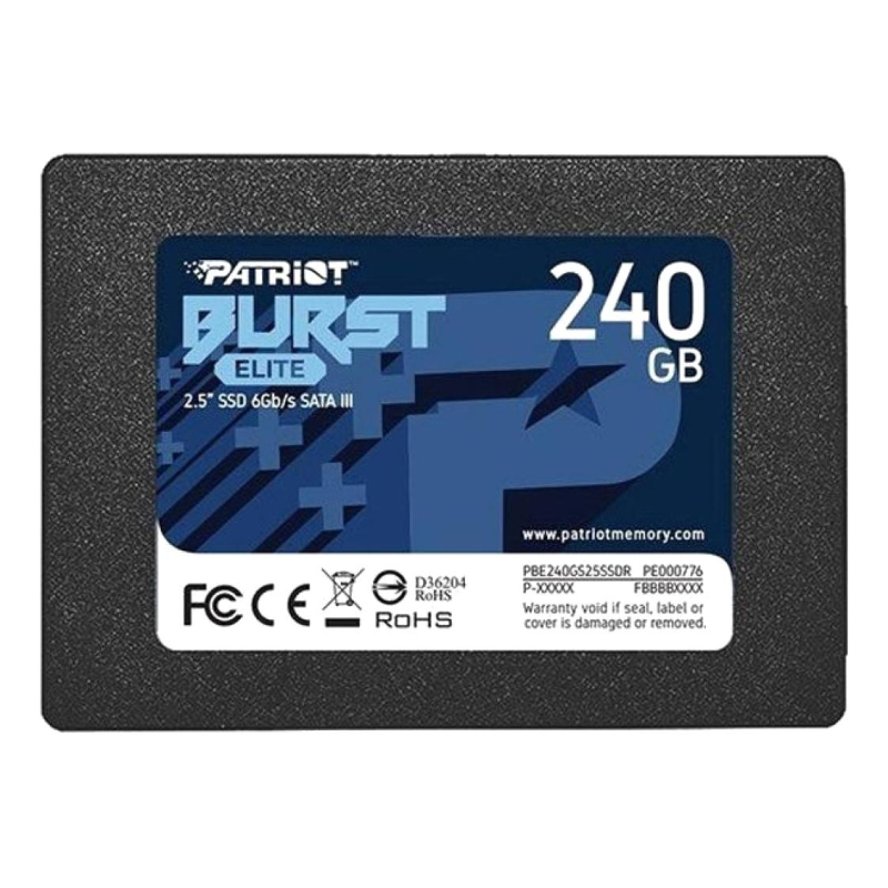 SSD накопитель Patriot BURST ELITE 2.5 240GB SATA(PBE240GS25SSDR)