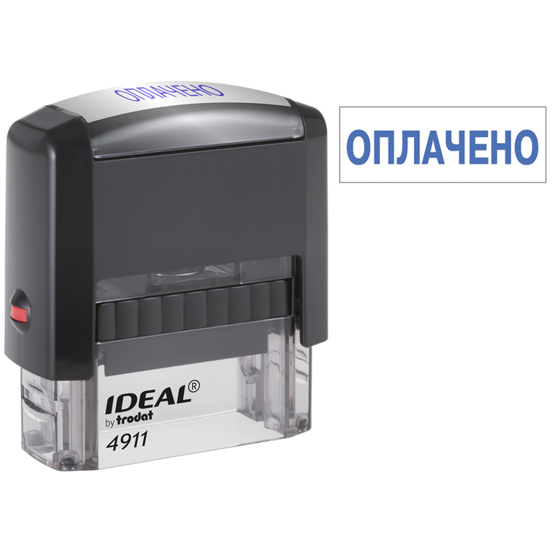 Штамп Ideal "ОПЛАЧЕНО", 38*14мм (161487)