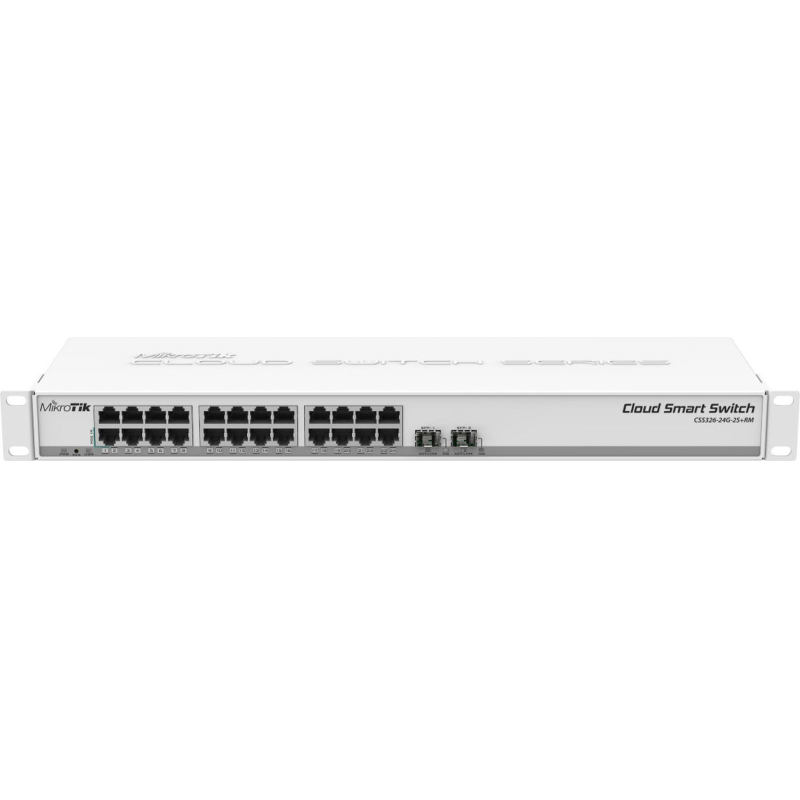 Коммутатор MikroTik CSS326-24G-2S+RM (L2) 24x1Гбит/с 2SFP+ управляемый