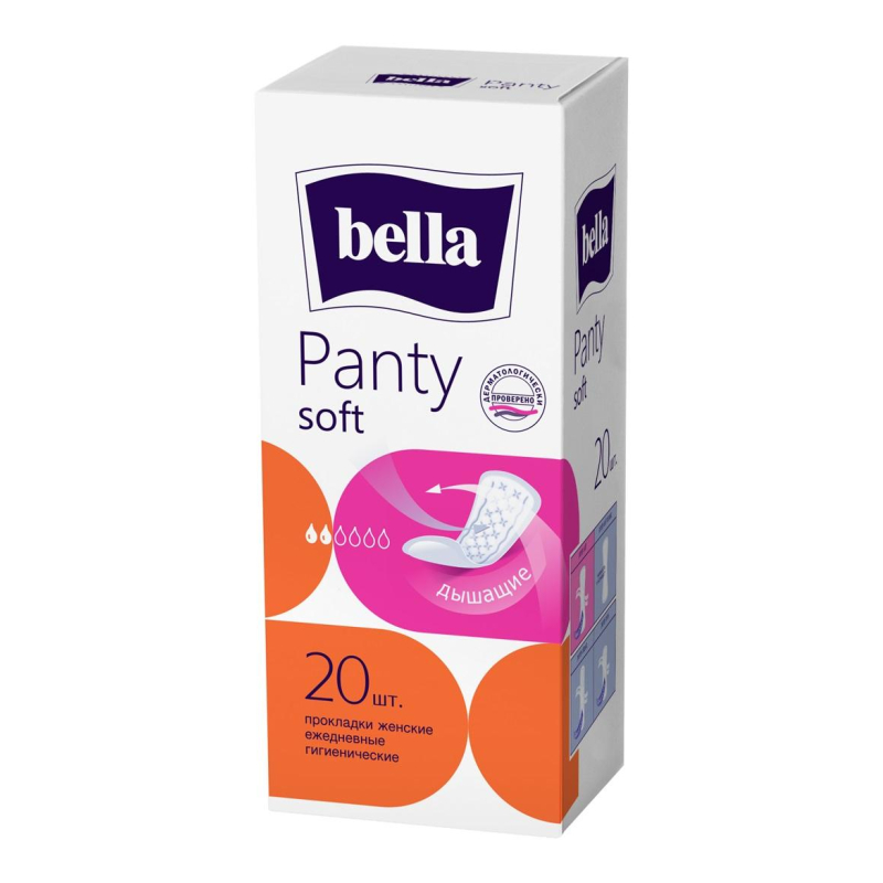 Прокладки женские ежедневные Bella Panty Soft (20 штук в упаковке)