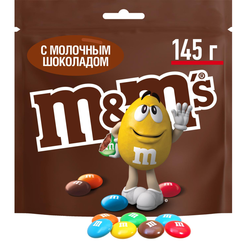 Драже M&M`s с шоколадом 145 г