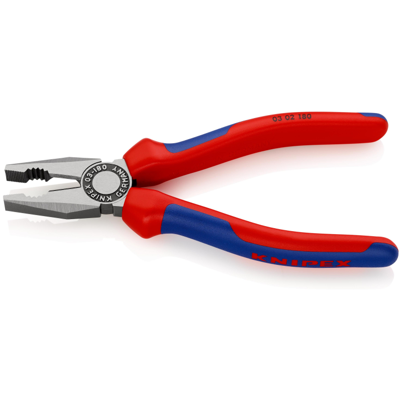 Плоскогубцы комбинированные L-180 мм KNIPEX KN-0302180