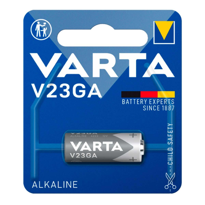 Батарейка Varta ELECTRONICS LR23/V23GA/A23/MN21 BL1 Alkaline 12V (4223)