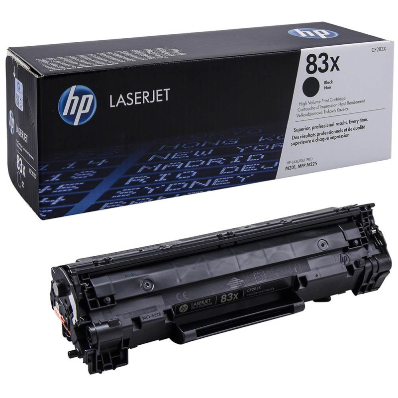 Картридж лазерный HP 83X CF283X чер.пов.емк. для HP LaserJet Pro M201/MFP M225