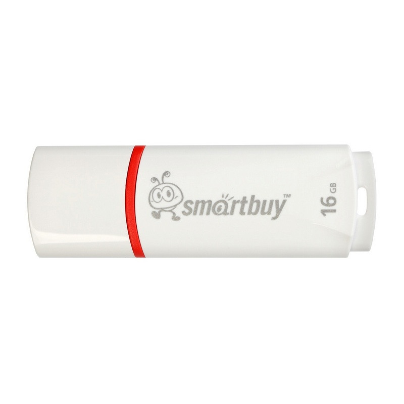 Флеш-память Smartbuy 16GB Crown White