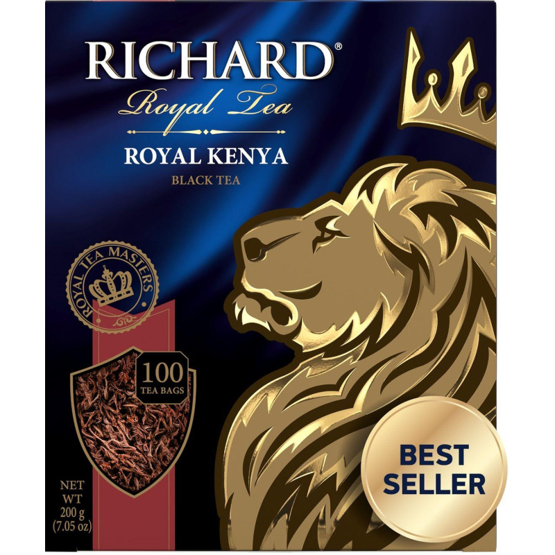 Чай Richard Royal Kenya черный 100 пакетиков