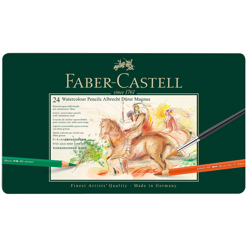 Карандаши акварельные художественные Faber-Castell "Albrecht Dürer Magnus", 24цв