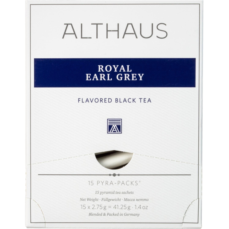 Чай Althaus Pira Pack Royal Earl Grey черный с бергам., 15пак TALTHL-P00004