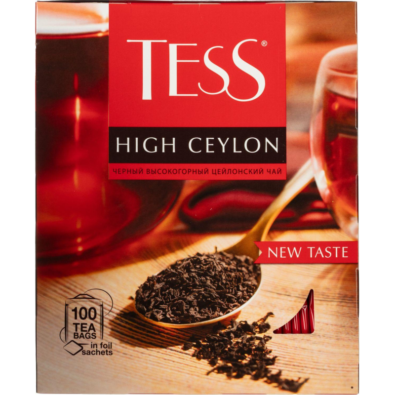 Чай Tess High Ceylon черный 100 пакетиков