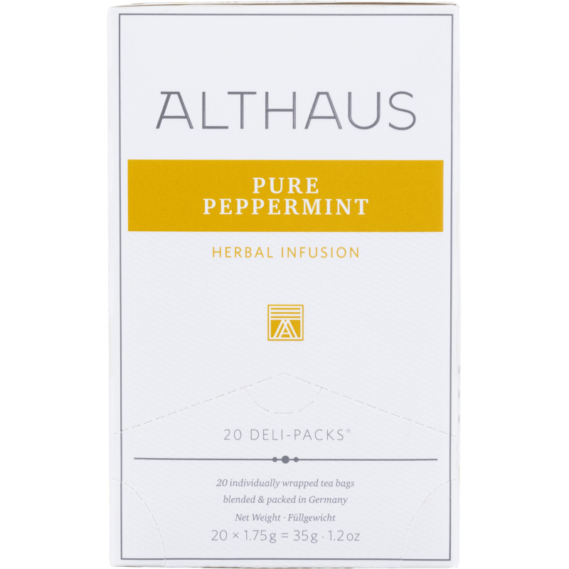 Напиток травяной в пакетиках Althaus Pure Peppermint, 20x1,75гр