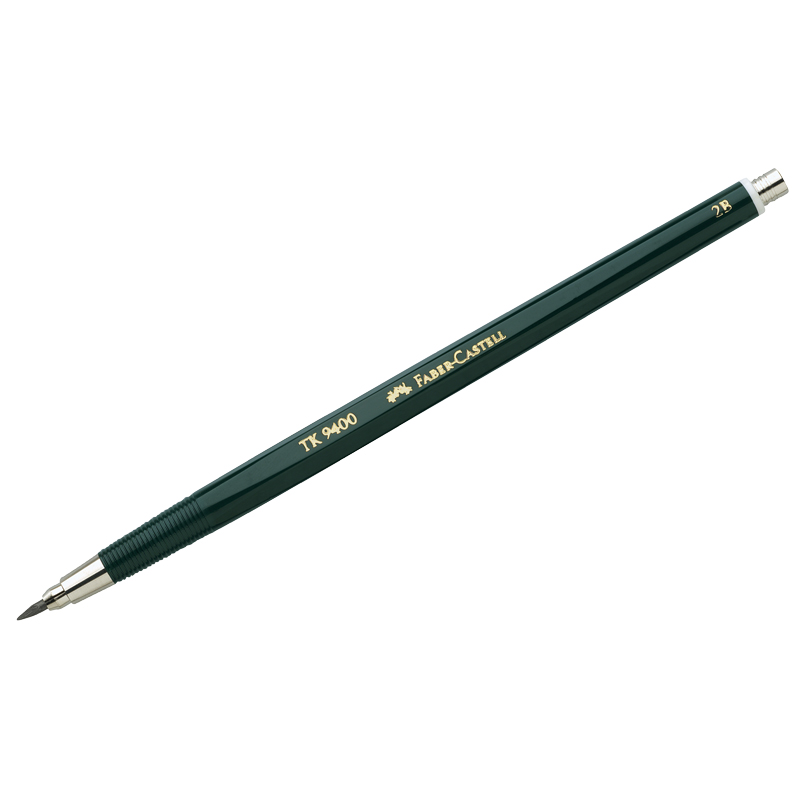 Карандаш цанговый Faber-Castell "TK 9400" 2,0мм, 2B