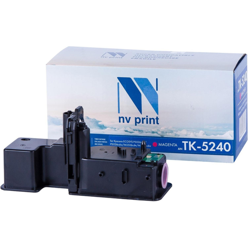 Картридж лазерный NV Print TK-5240M пур.для Kyocera ECOSYS P5026 (ЛМ)