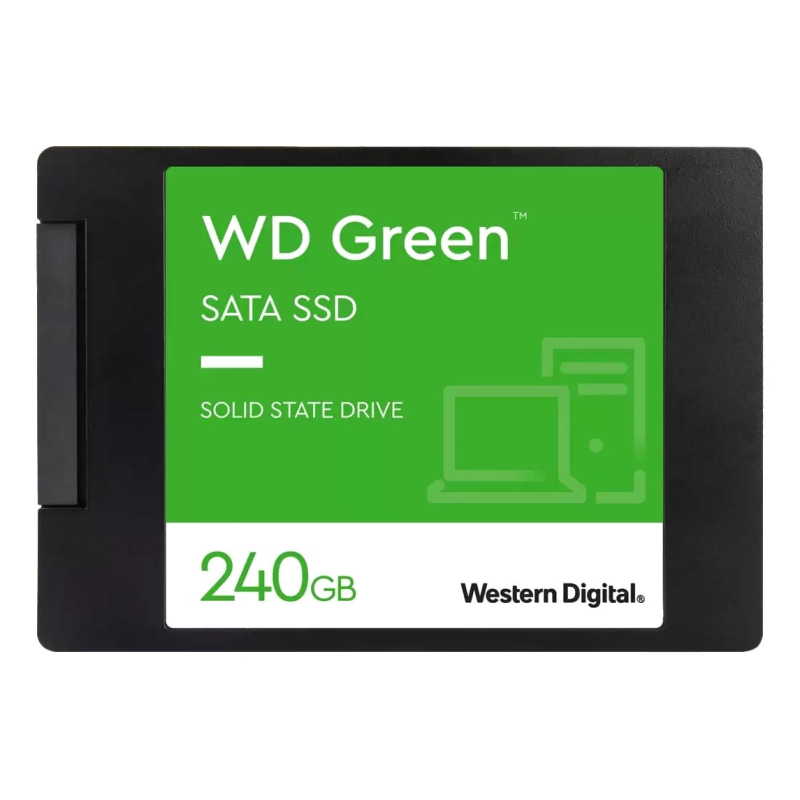 SSD накопитель WD GREEN 240Gb SATA 2,5' (WDS240G3G0A)