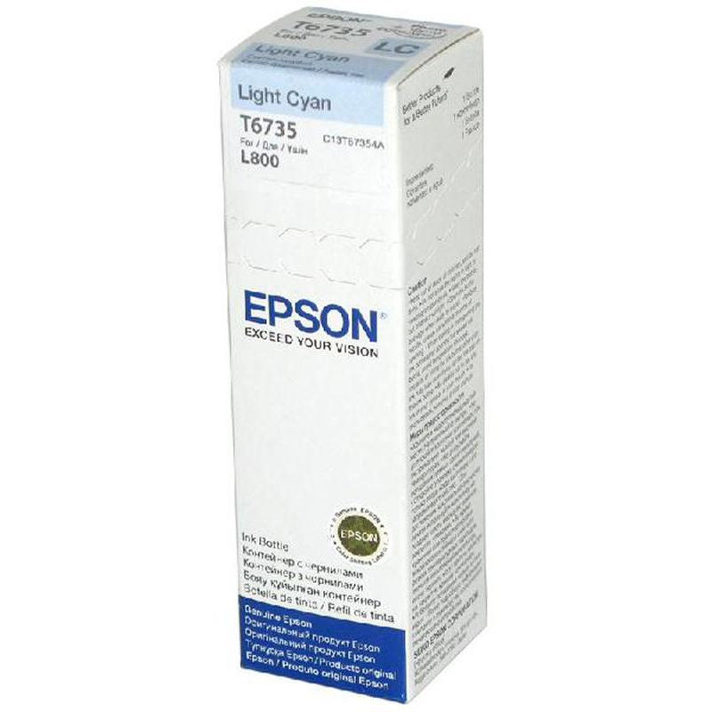 Картридж струйный Epson T6735 C13T67354A св.-гол. для L800