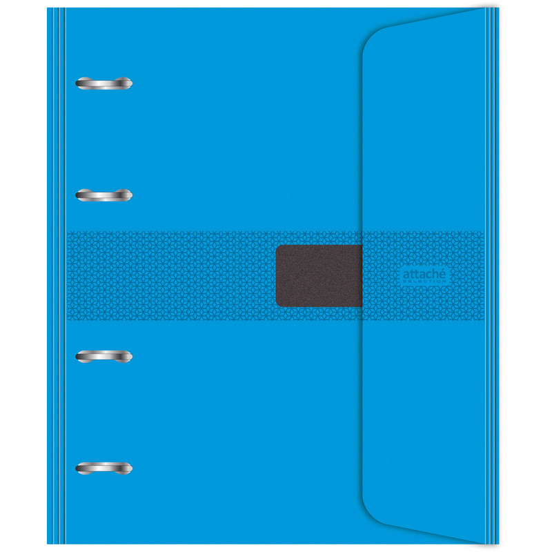 Бизнес-тетрадь со смен.блоком 120л,кл,А5, Голубой,пропилен. обл. налипучке