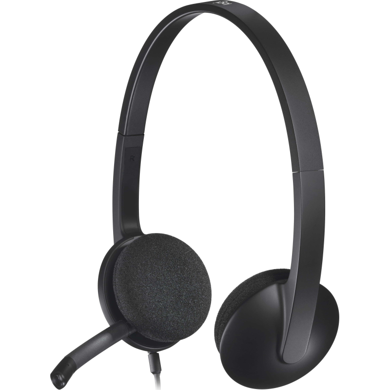 Гарнитура Logitech Headset H340 (981-000509), проводная