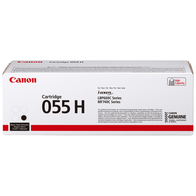 Картридж лазерный Canon 055 H BK 3020C002 черный оригинальный повышенной емкости