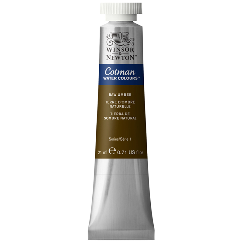 Акварель художественная Winsor&Newton "Cotman", 21мл, туба, натуральная умбра