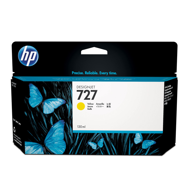 Картридж струйный HP 727 B3P21A жел. для Т920/Т1500