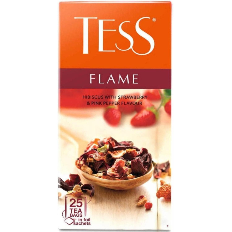 Чай TESS FLAME фруктовы 25пак