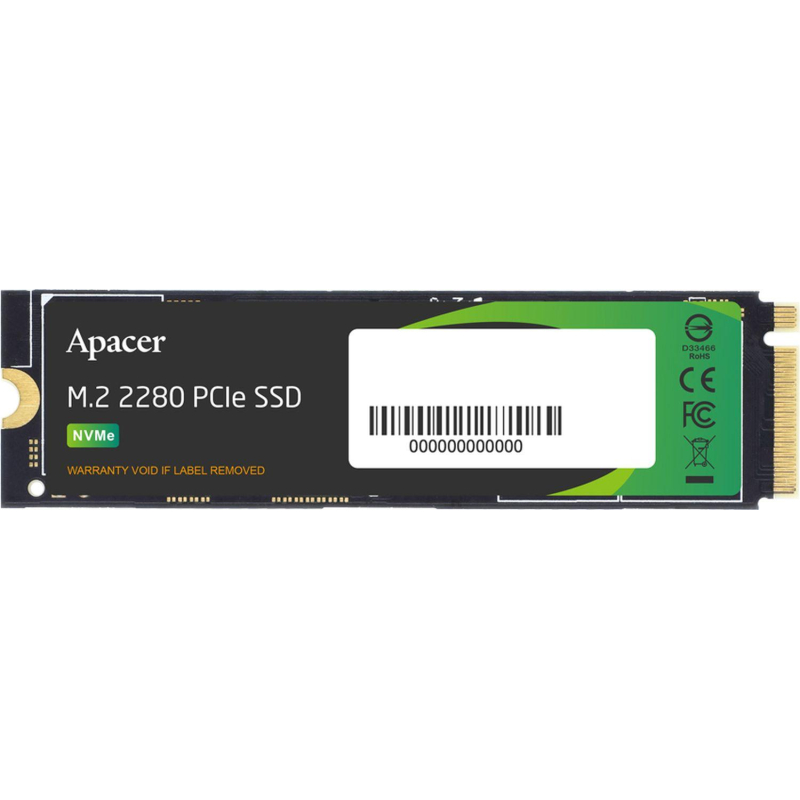 SSD накопитель Apacer SSD AS2280Q4U(AP1TBAS2280Q4U-1)1TB M.2 2280 PCIe