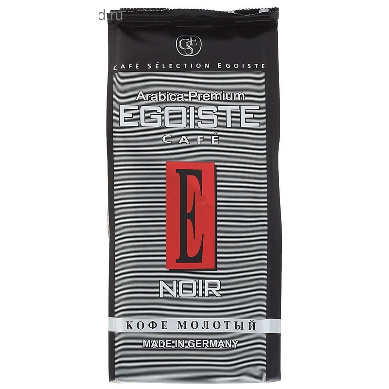 Кофе EGOISTE Noir молотый,250г