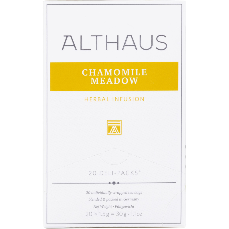 Чай травяной в пакетиках Althaus Chamomile Meadow(Ромашковый) 20пакx1,5гр