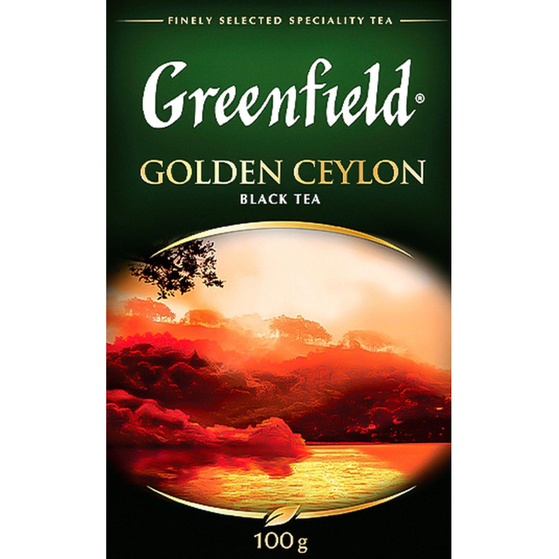 Чай Greenfield Golden Ceylon листовой черный,100г