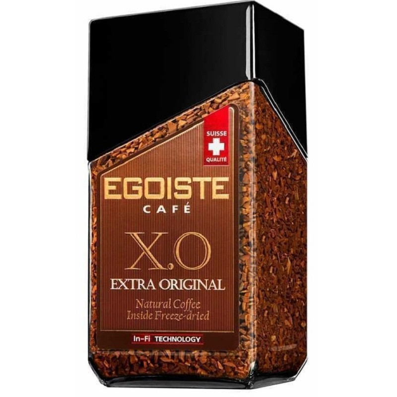 Кофе растворимый Egoiste Extra Original 100 г (стекло)