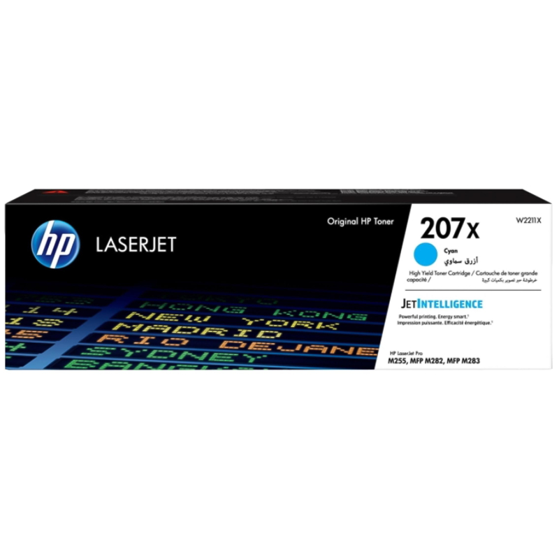 Картридж лазерный HP 207X W2211X голубой оригинальный повышенной емкости