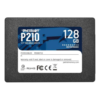 SSD накопитель Patriot SATA III 128Gb P210S128G25 P210 2.5