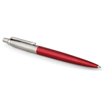 Ручка шариковая PARKER "Jotter Core Kensington Red CT", корпус красный, хромированные детали, синяя,